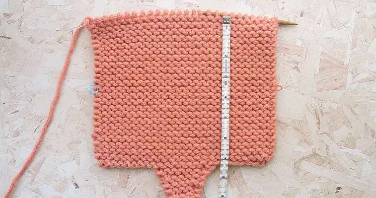 how to knit a slipper step