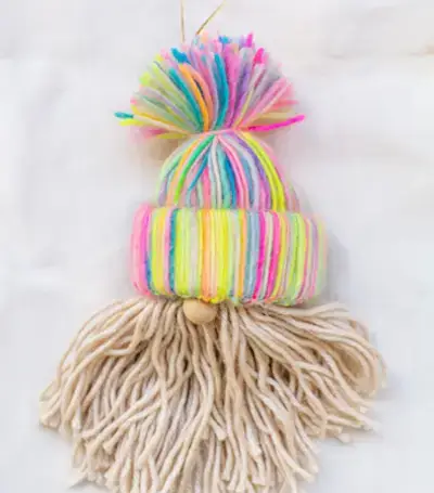 Ornament de gnom de bricolatge (regal de vacances ràpid!)