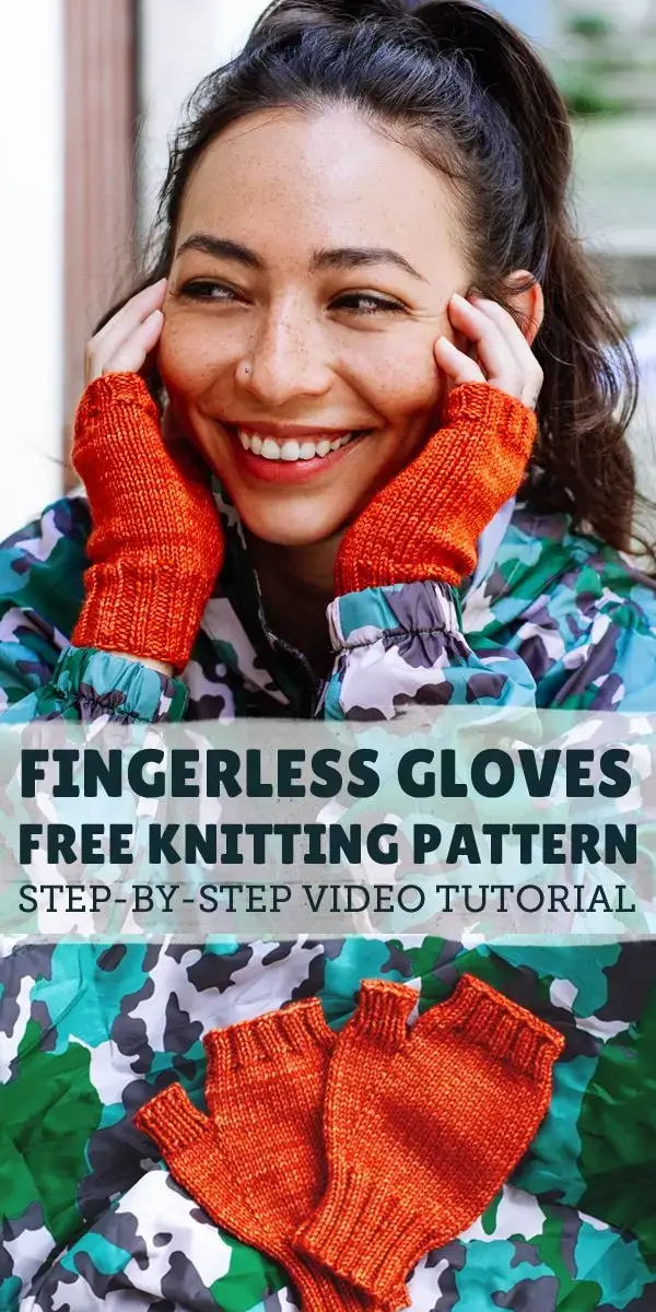 girl wearing fingerless gloves