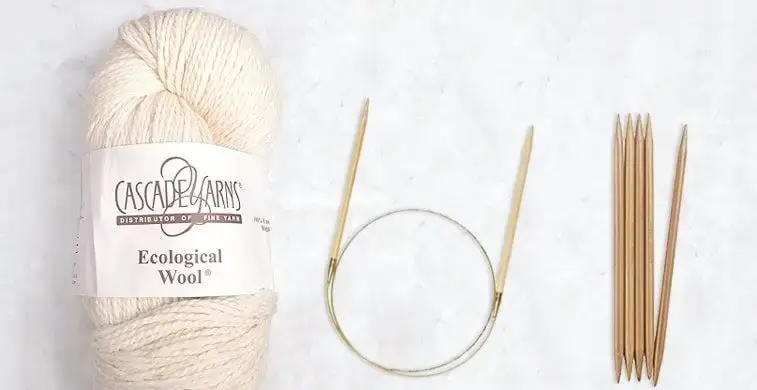 everyday raglan yarn and needles