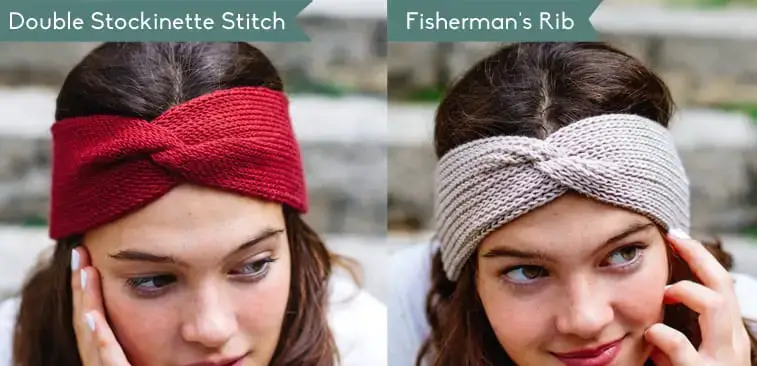 איך לסרוג סרט מעוות (תבנית שלב אחר שלב)