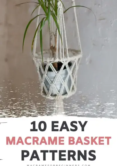 10 krāšņi DIY makrama grozu raksti iesācējiem