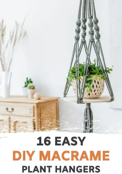 16 Easy DIY Macrame Plant Hangers for Beginners  Mimi & basket