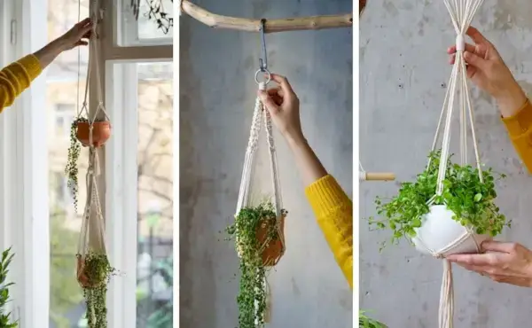 Makramé akasztó készítése – Egyszerű oktatóanyagok kezdőknek