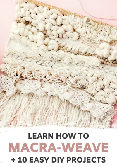 Scopri come realizzare Macraweave 10 semplici tutorial fai da te per appendere alle pareti