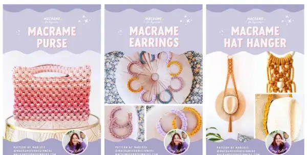 15 tapices de pared de macramé fáciles de hacer para principiantes