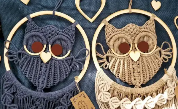 Poly Tusal Owl Tutorial - Macrame PDF Owl Tutorial by Poly Tusal Handmade