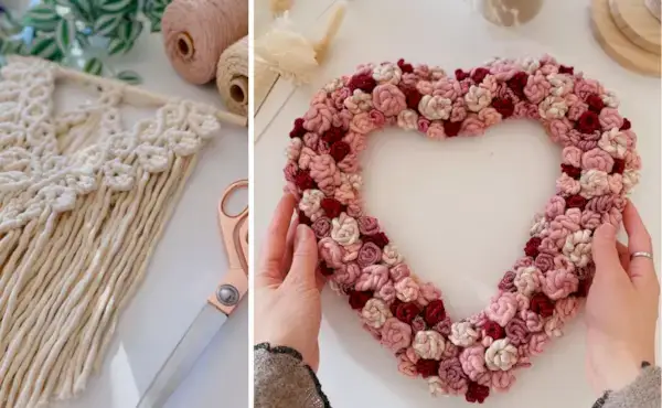 25 semplici modelli da appendere alla parete in macramè per principianti