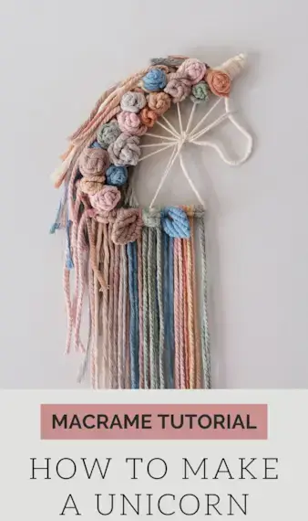 asy DIY Macrame Unicorn Tutorial by Bochiknot