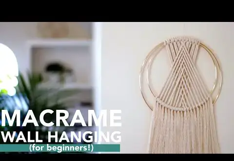 15 patrones sencillos y modernos de macramé para aro