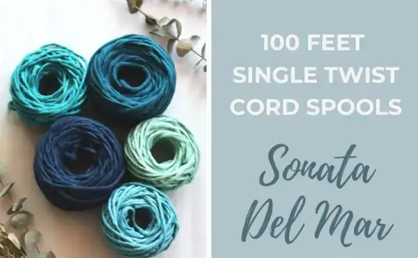 Sonata del Mar Macrame Wall Hanging Tutorial by Fibers of Mine Cords  Mimi & basket